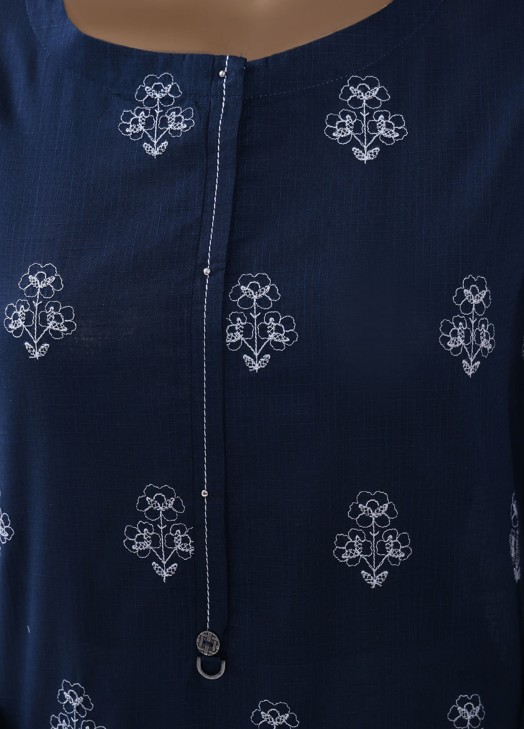 HZ Textiles RTW Embroidered Cross Hatch 3 Piece Suit HZ26PCL Sbe-3P-081 - Casual Collection