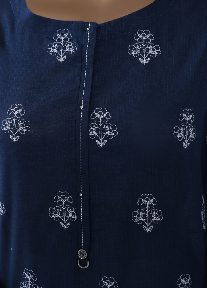 HZ Textiles RTW Embroidered Cross Hatch 3 Piece Suit HZ26PCL Sbe-3P-081 - Casual Collection