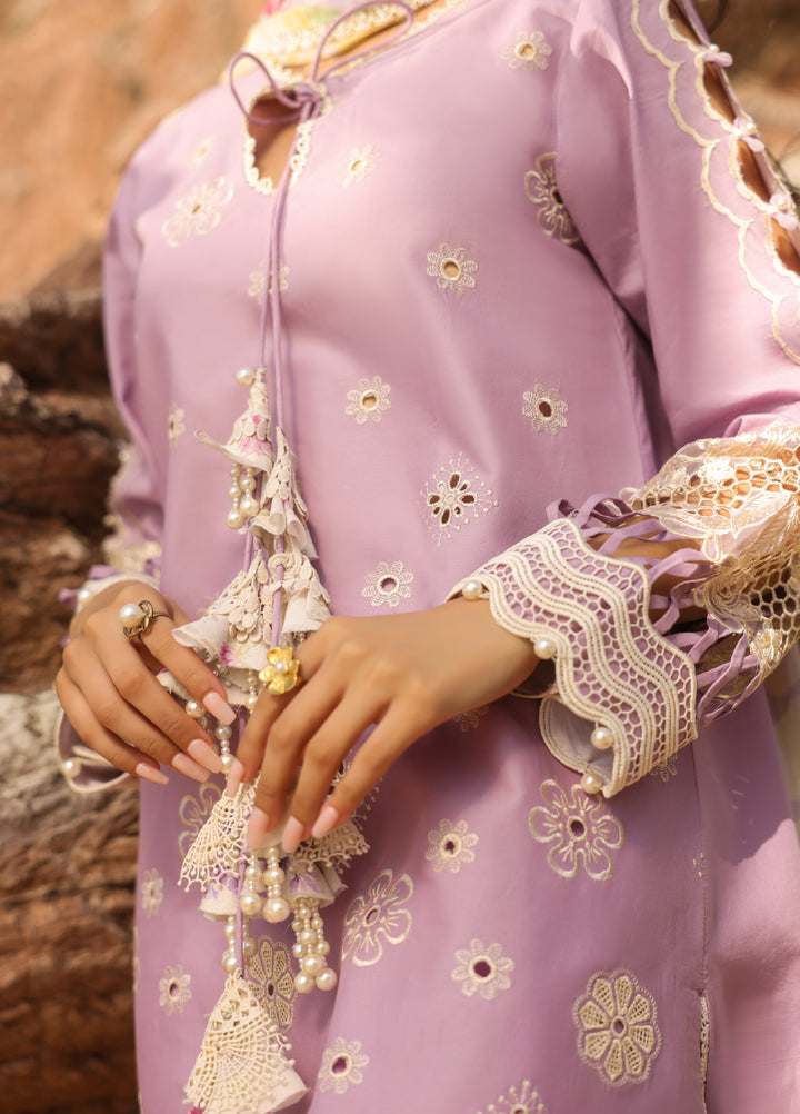 Summer Dream by Manara Unstitched Embroidered Lawn 3 Piece Suit MN26USDL Lavender Dream-09 - Casual Collection