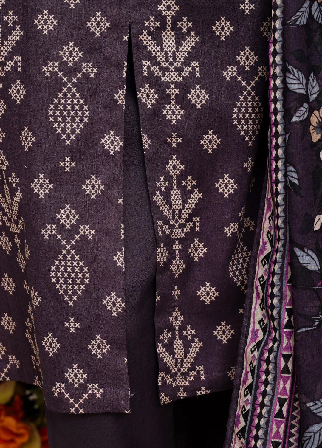 HZ Textiles RTW Printed Lawn 3 Piece Suit HZ26PPL LPT-3P-2612 - Casual Collection