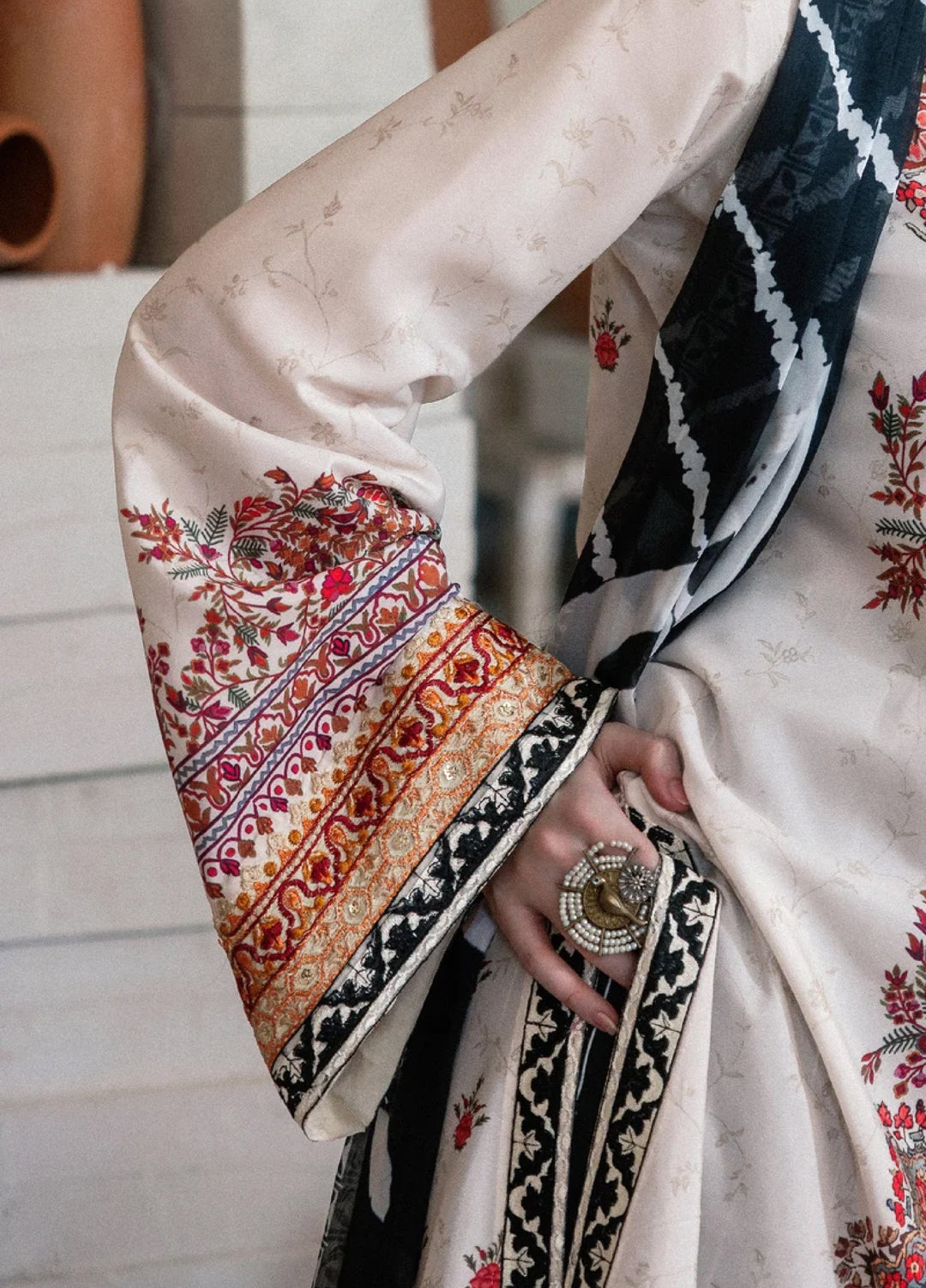 Lady Aik by AIK Atelier Unstitched Printed Crepe 3 Piece Suit AIK26ULA 04 - Festive Collection
