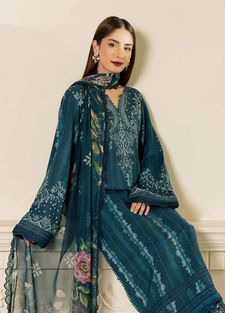 Signature Prints by Nureh Unstitched Printed Viscose Slub 3 Piece Suit NU26UVS SP-210 - Winter Collection