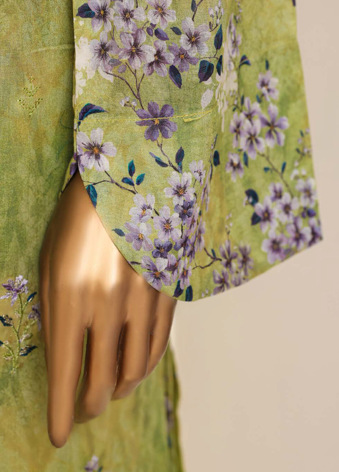 HZ Textiles RTW Printed Lawn 3 Piece Suit HZ26PPL LPE-3P-064 - Casual Collection
