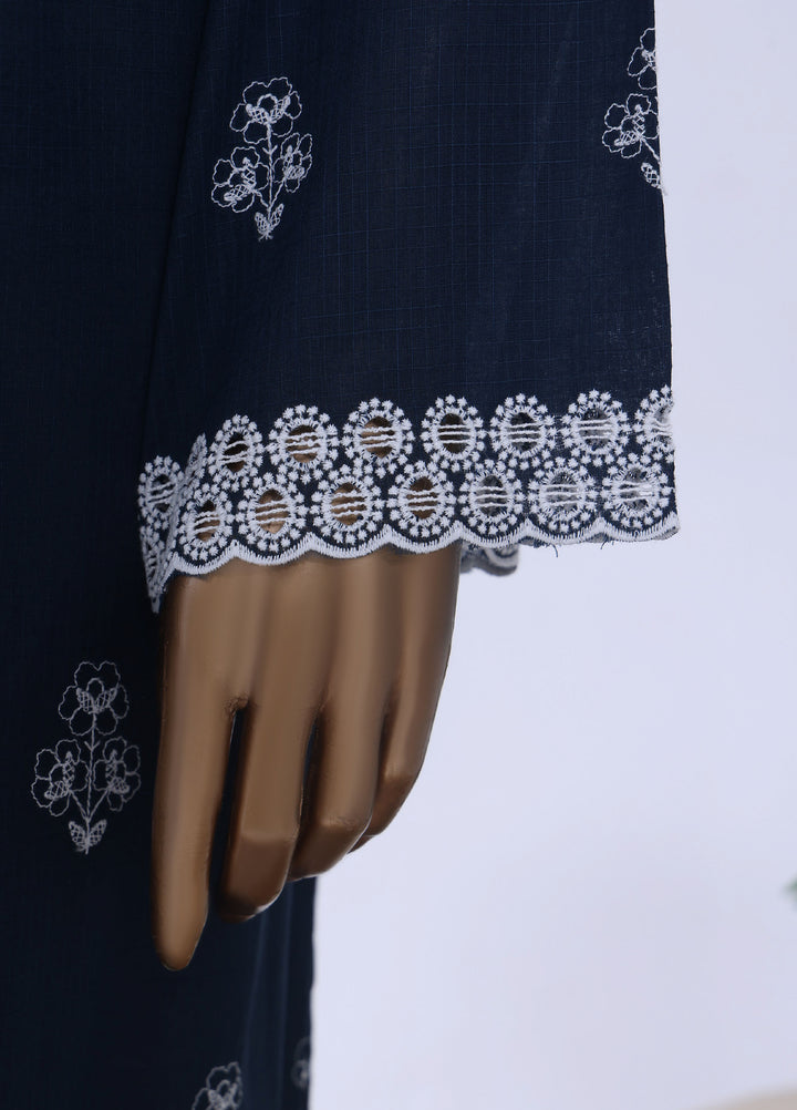HZ Textiles RTW Embroidered Cross Hatch 3 Piece Suit HZ26PCL Sbe-3P-081 - Casual Collection