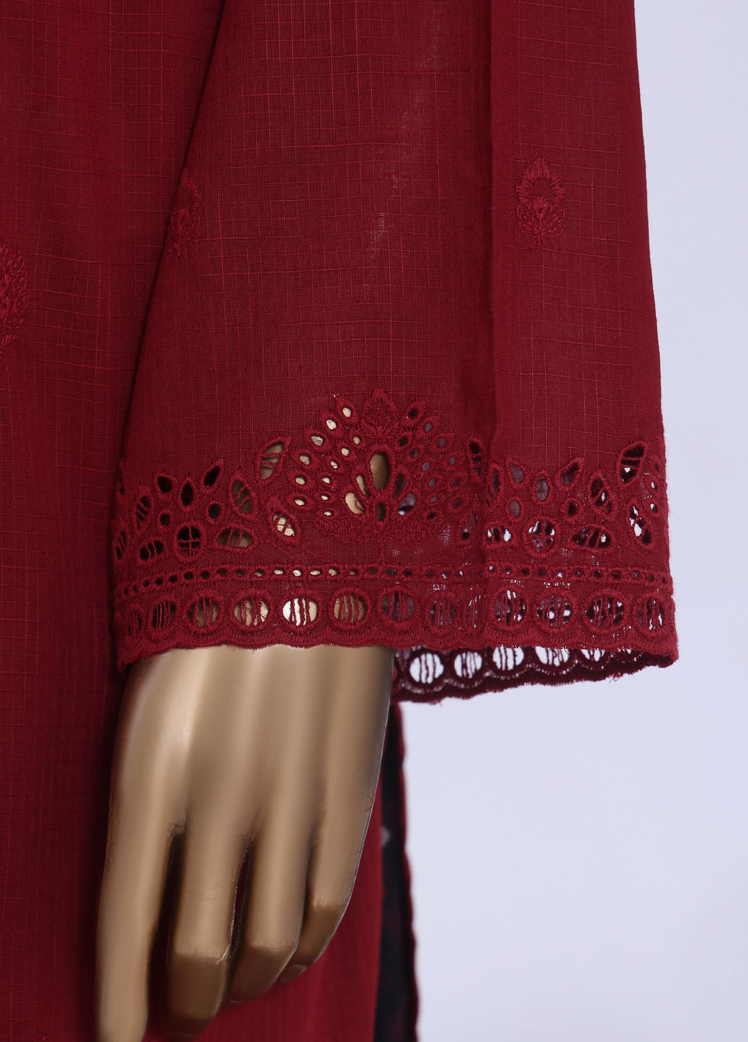 HZ Textiles RTW Embroidered Cross Hatch 3 Piece Suit HZ26PCL Sbe-3P-082 - Casual Collection