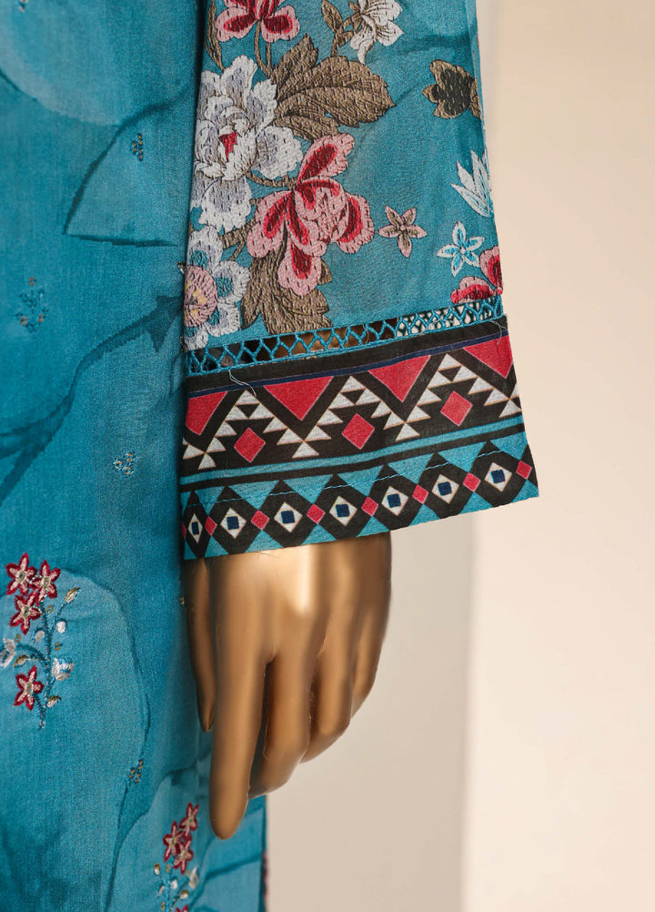 HZ Textiles RTW Printed Lawn 3 Piece Suit HZ26PPL LPE-3P-062 - Casual Collection