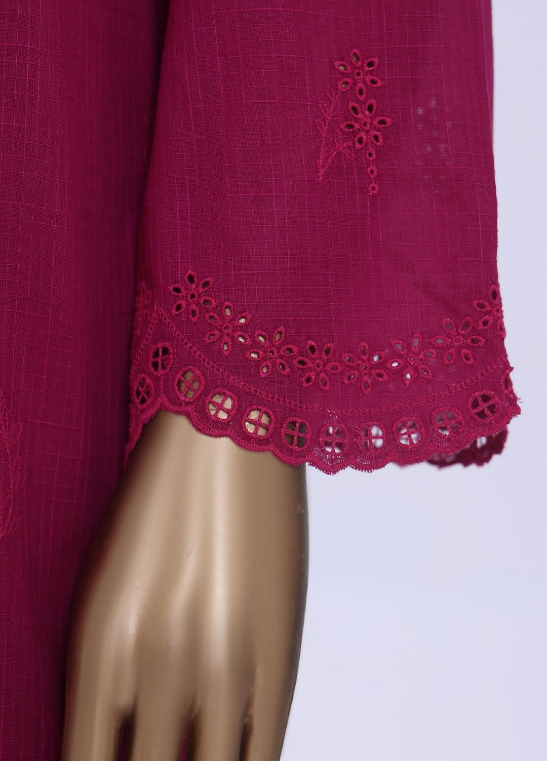 HZ Textiles RTW Embroidered Cross Hatch 3 Piece Suit HZ26PCL Sbe-3P-080 - Casual Collection