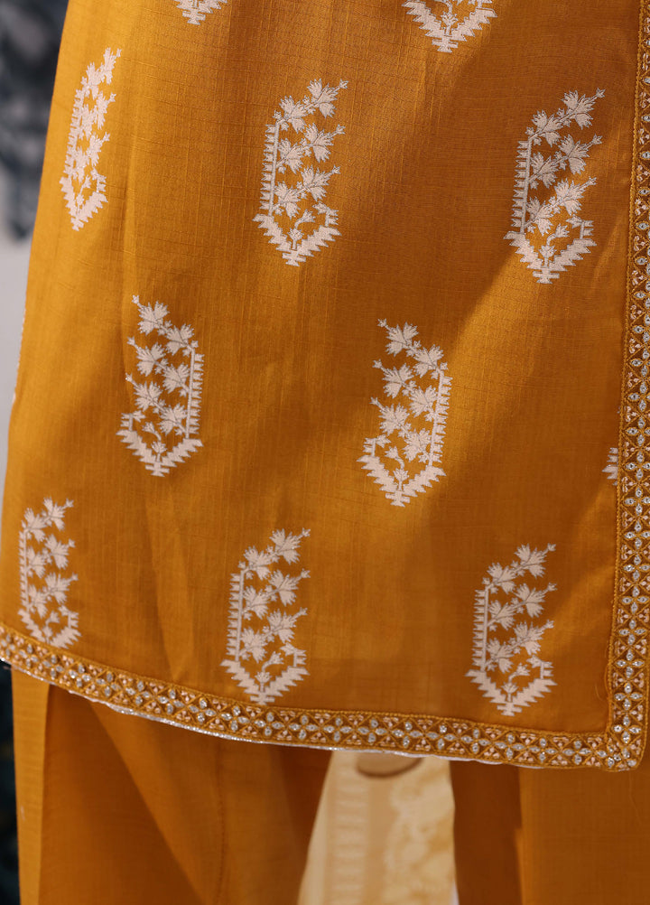 Block and Bloom by HZ Textiles RTW Embroidered Cotton 3 Piece Suit HZ26PCB SBE-001-3P - Casual Collection