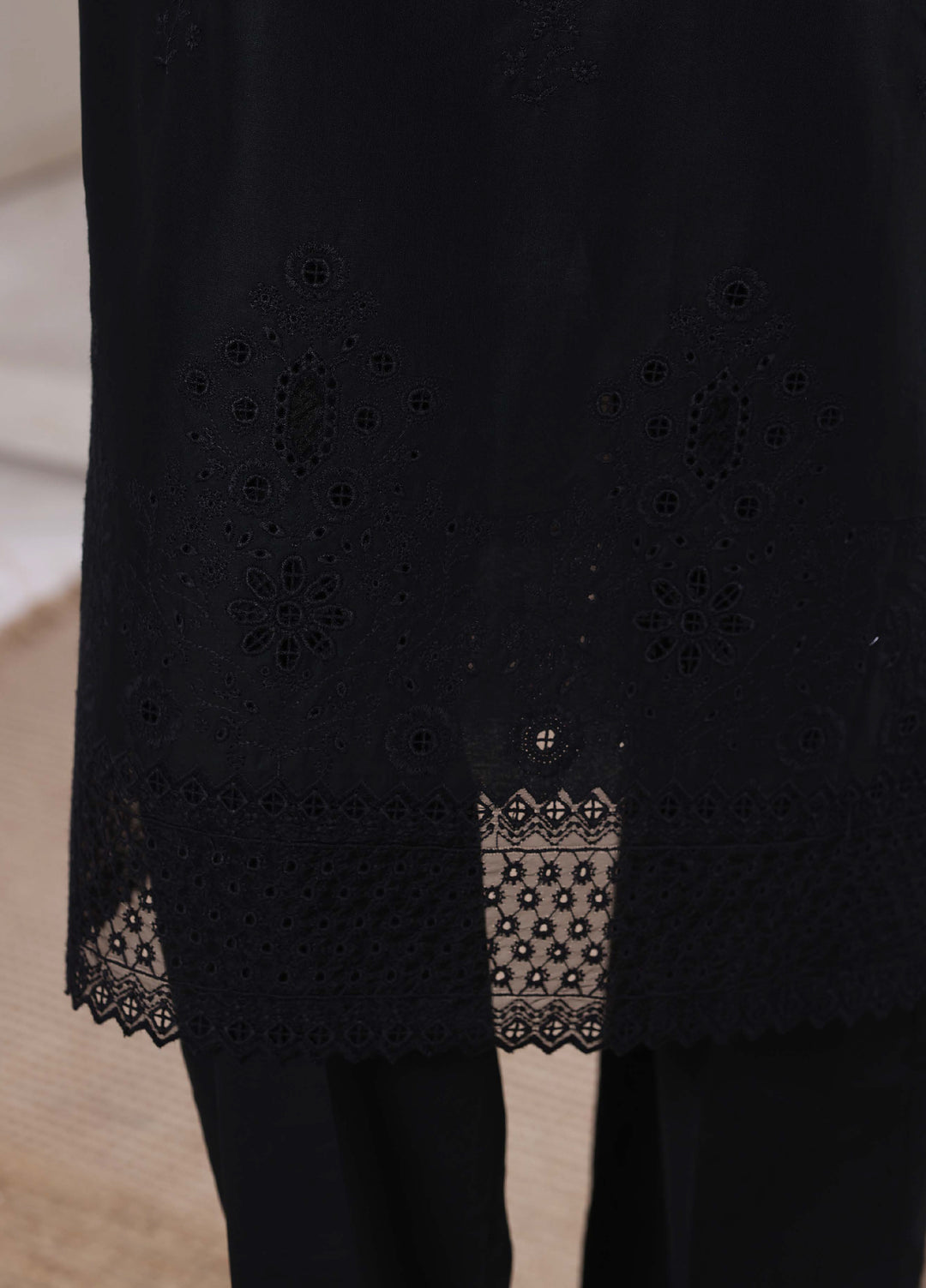 HZ Textiles Women RTW Chikankari Organza 3 Piece Suit HZ26POF CSE-3P-221 - Festive Collection