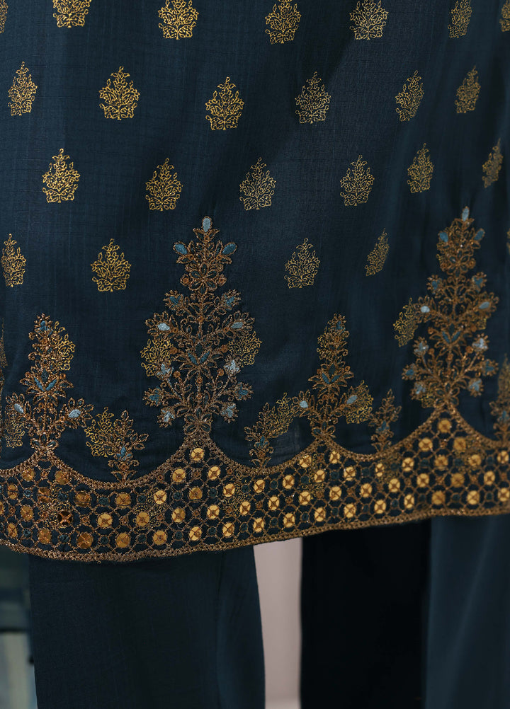 Block and Bloom by HZ Textiles RTW Embroidered Cotton 3 Piece Suit HZ26PCB SBE-005-3P - Casual Collection