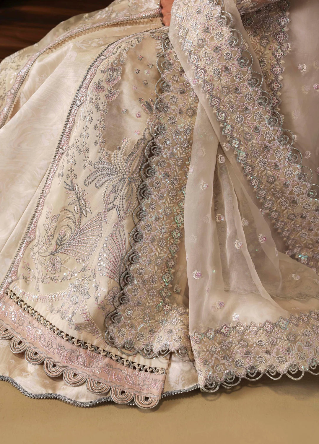 Sable Vogue Unstitched Embroidered Organza 3 Piece Suit SV26UL FC-04-25 - Summer Collection