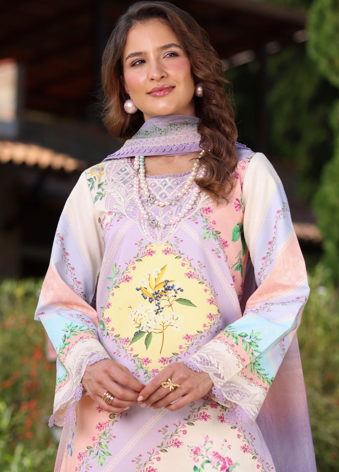 Rang Rasiya Lifestyle Lawn Unstitched Embroidered 3 Piece Suit RR25ULS ACACIA - Summer Collection