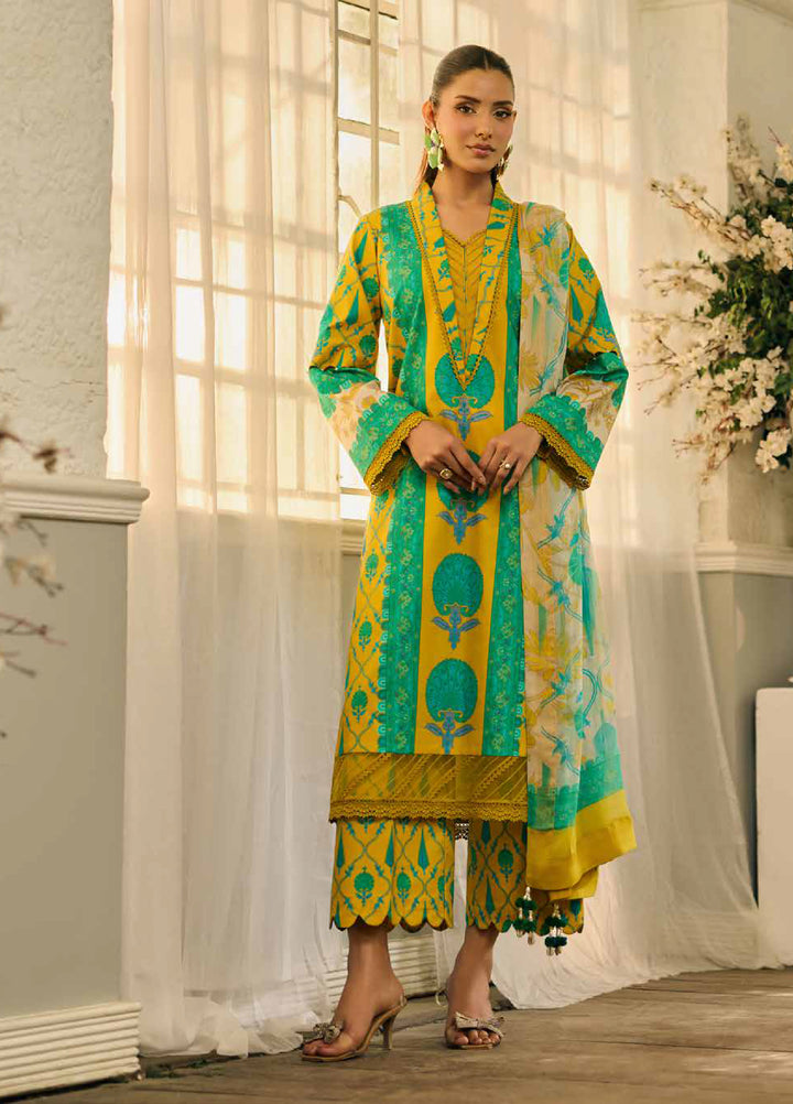 C Prints by Charizma Unstitched Printed Lawn 3 Piece Suit CHR26ULP CP6-15 - Summer Collection