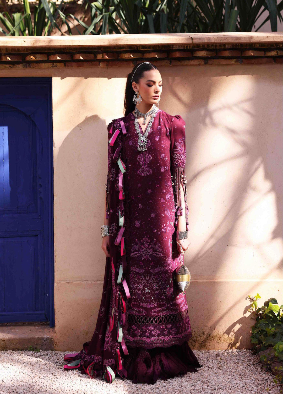 Reine by Republic Womenswear Unstitched Embroidered Luxury Lawn 3 Piece Suit RW26UTL D-06B - Eid Collection