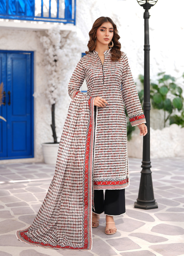 Salina by Regalia Textile Unstitched Printed Lawn 3 Piece Suit RG26PUIV D-3 - Summer Collection