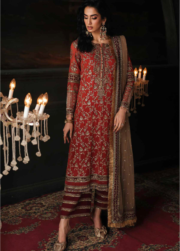 Aura by Charizma Unstitched Chiffon Embroidered Suits 3 Piece CRZ25UA CA26-03 - Festive Collection