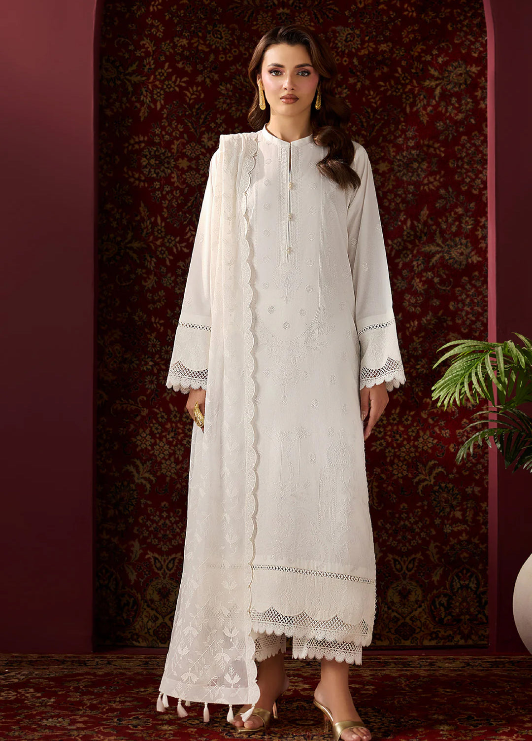 Alizeh Fashion Unstitched Embroidered Lawn 3 Piece Suit AF26ULE AF-EL-7064-YARA - Summer Collection