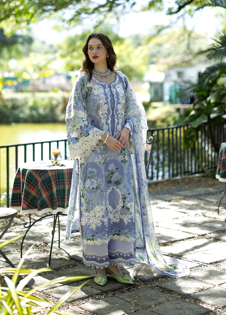 Signature by Elaf Premium Unstitched Embroidered Lawn 3 Piece Suit EL26USP ESA-8B ANASTASSIA - Summer Collection