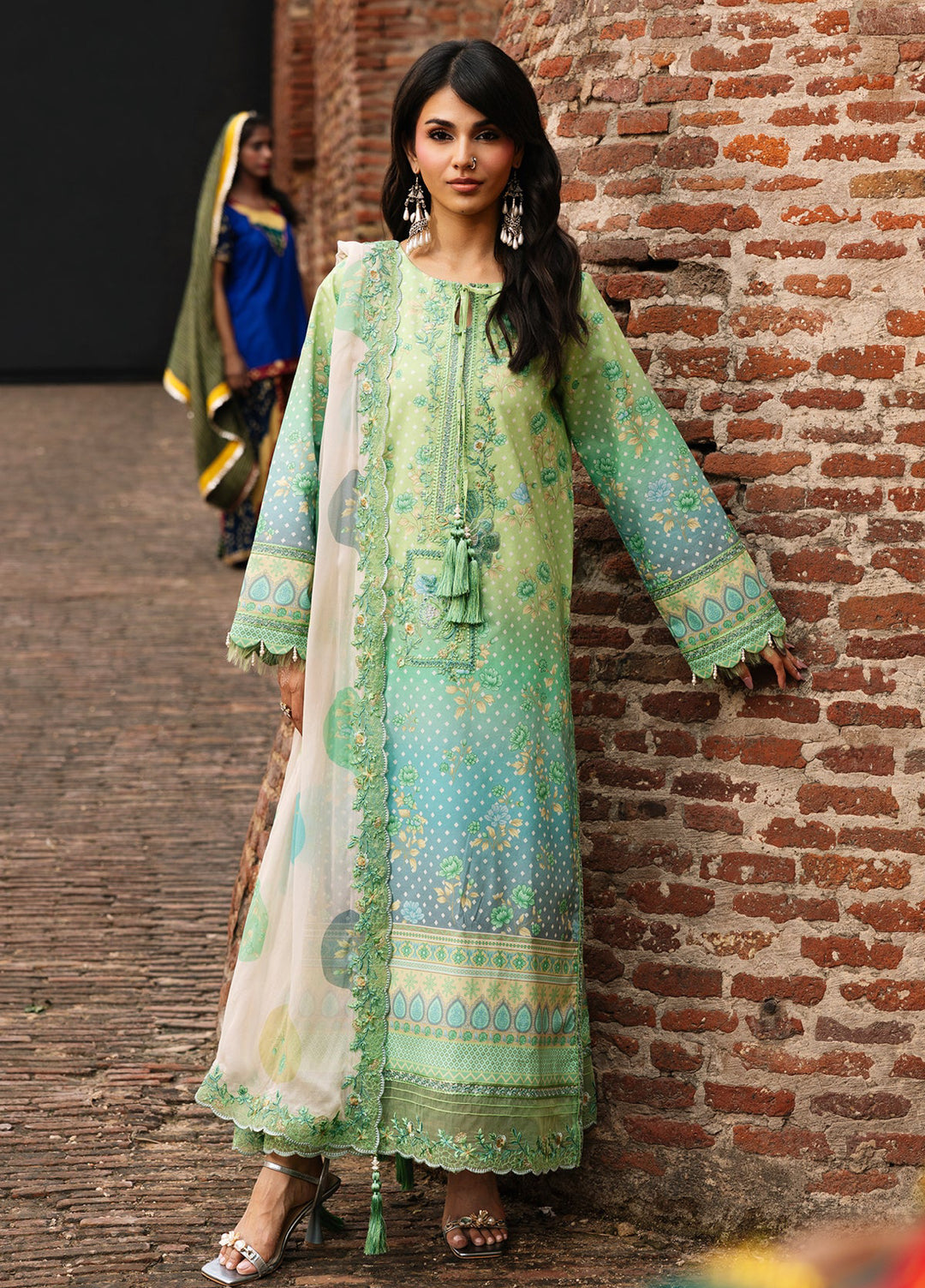 Chunri by Charizma Unstitched Embroidered Lawn 3 Piece Suit CHR26UCL CHN6-07 - Summer Collection