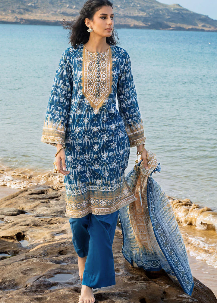 The Chunri by Gul Ahmed Unstitched Printed Lawn 3 Piece Suit GA26UTCL CL-62022 A - Summer Collection