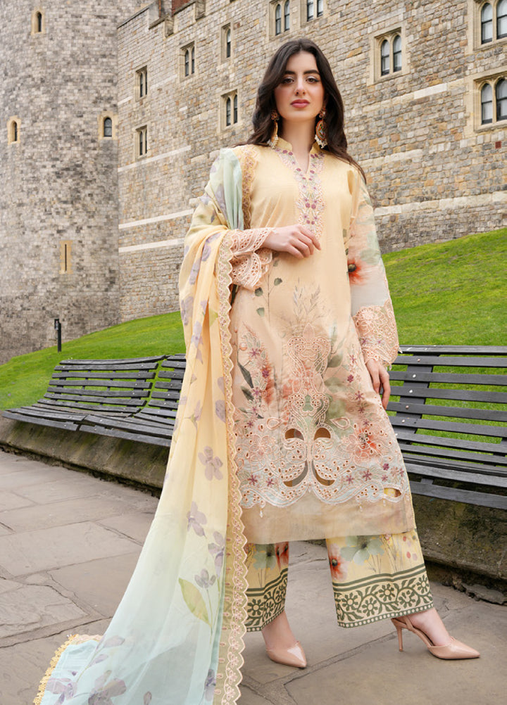 Al Zohaib Printkari Unstitched Embroidered Lawn 3 Piece Suit AZ26ULP 11 - Summer Collection