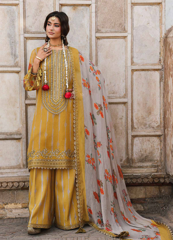 Vasal by Charizma Unstitched Embroidered Chiffon 3 Piece Suit CHR26UVC VSL6-10 - Festive Collection