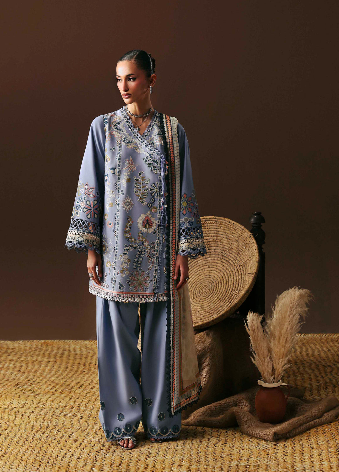 Sable Vogue Unstitched Embroidered Lawn 3 Piece Suit SV26ULL SL-02-26-V2 - Festive Collection