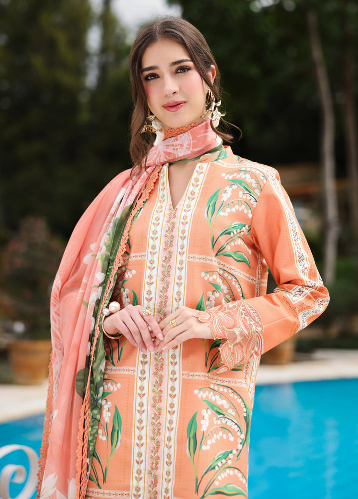 Rang Rasiya Lifestyle Lawn Unstitched Embroidered 3 Piece Suit RR25ULS MELLOW - Summer Collection