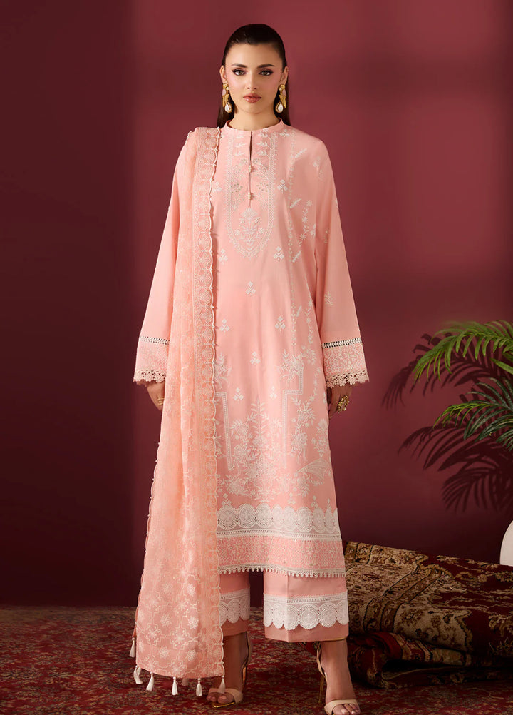 Alizeh Fashion Unstitched Embroidered Lawn 3 Piece Suit AF26ULE AF-EL-7063-HAWK - Summer Collection