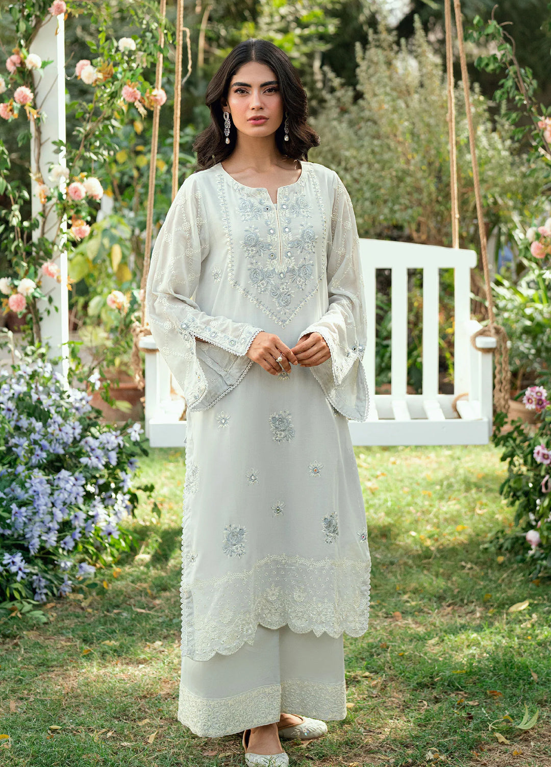 Lamhay by Dhanak Pret Swiss Voile 3 Piece DHN26PSV DC-2586 - Summer Collection