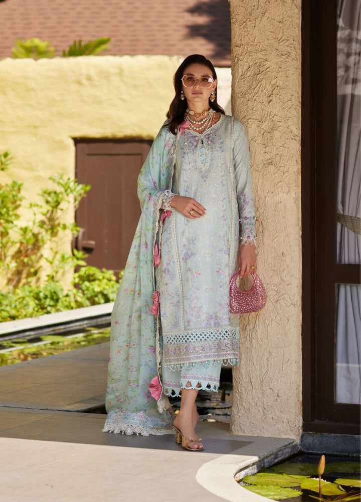 Ariya by Kanwal Malik Unstitched Embroidered Luxury Lawn 3 Piece Suit KM26UA D-9 ELORA - Summer Collection