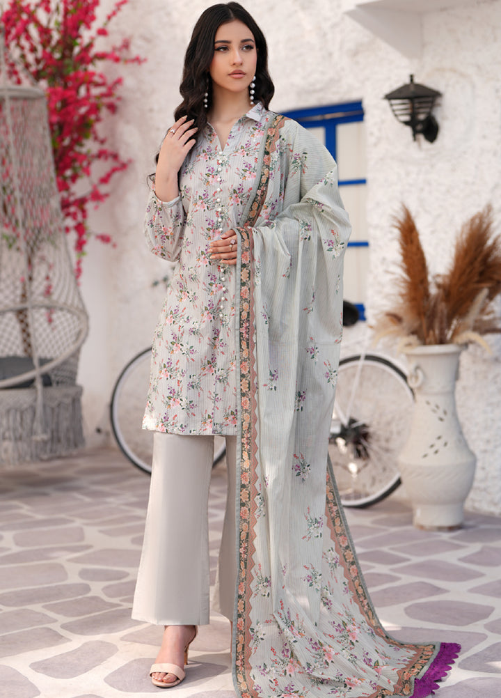Salina by Regalia Textile Unstitched Printed Lawn 3 Piece Suit RG26PUIV D-4 - Summer Collection
