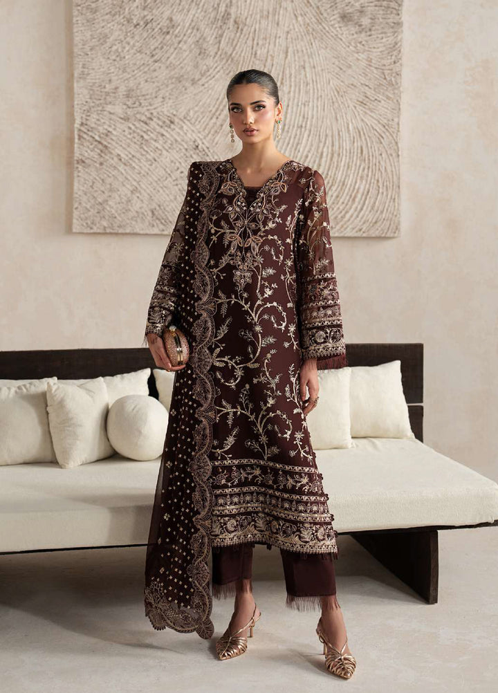 Gulaal Unstitched Embroidered Chiffon 3 Piece Suit GL26ULW Sofiya D-57 - Wedding Collection