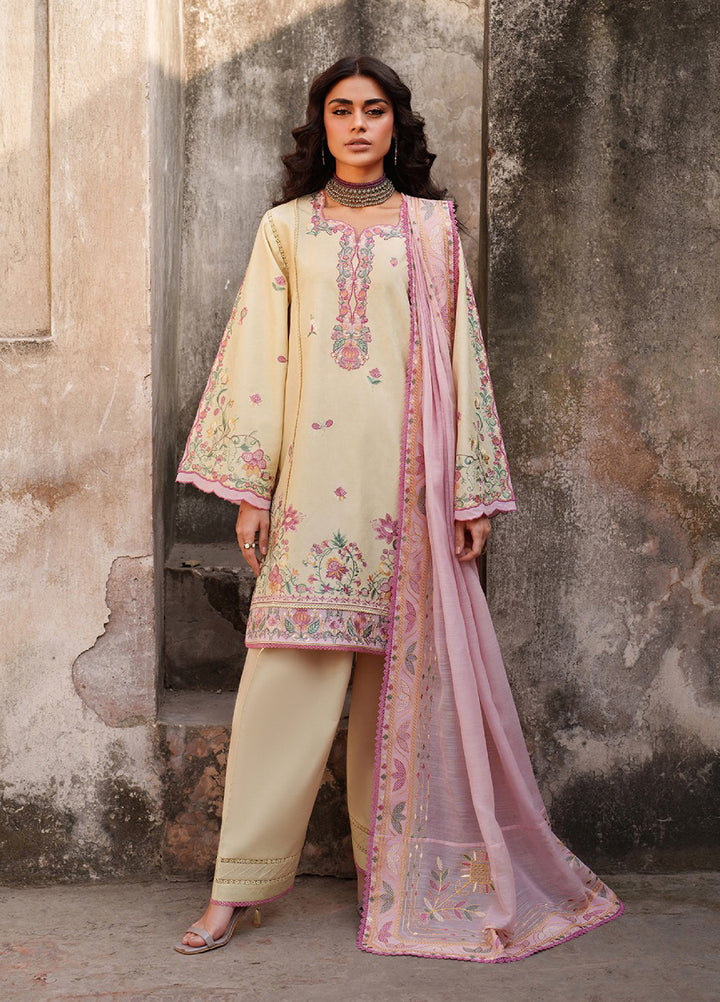 Suroor by Bin Ilyas RTW Embroidered Jacquard Lawn 3 Piece Suit BI26PSL 247B - Festive Collection