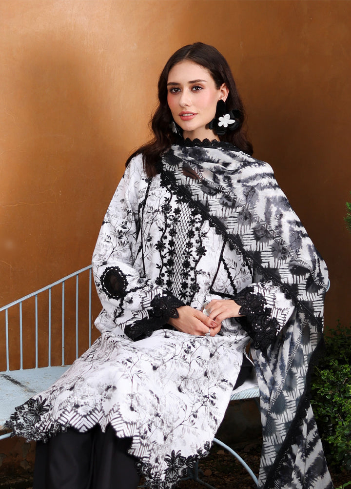 Rang Rasiya Lifestyle Lawn Unstitched Embroidered 3 Piece Suit RR25ULS LUNA - Summer Collection