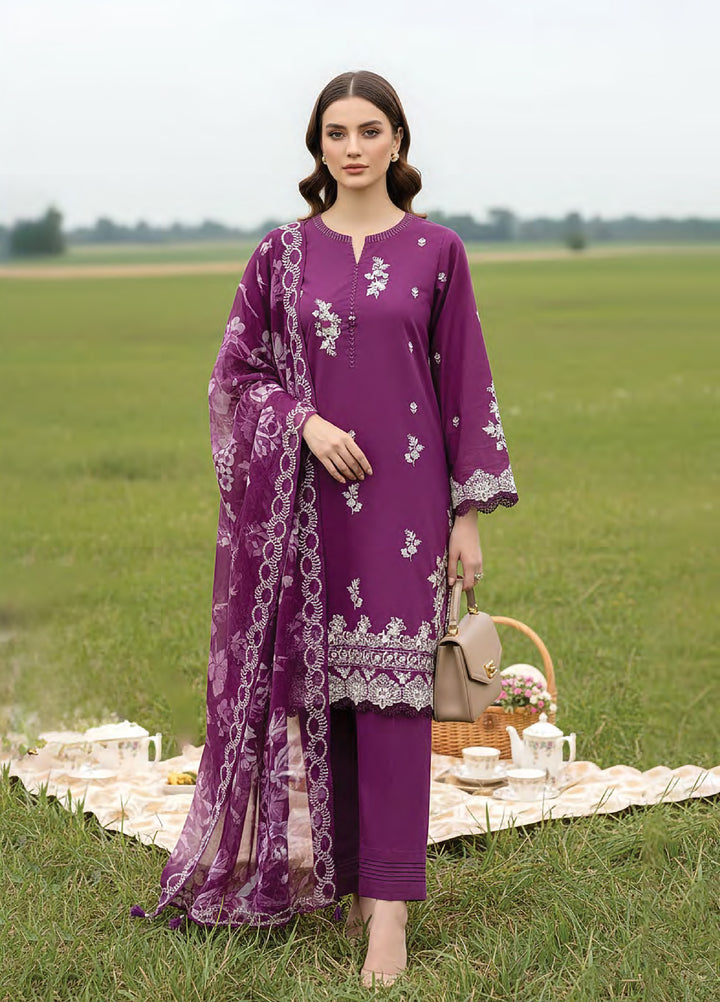 Essentials by Lakhany Unstitched Embroidered Lawn 3 Piece Suit LSM26UE LG-RL-0305 - Summer Collection
