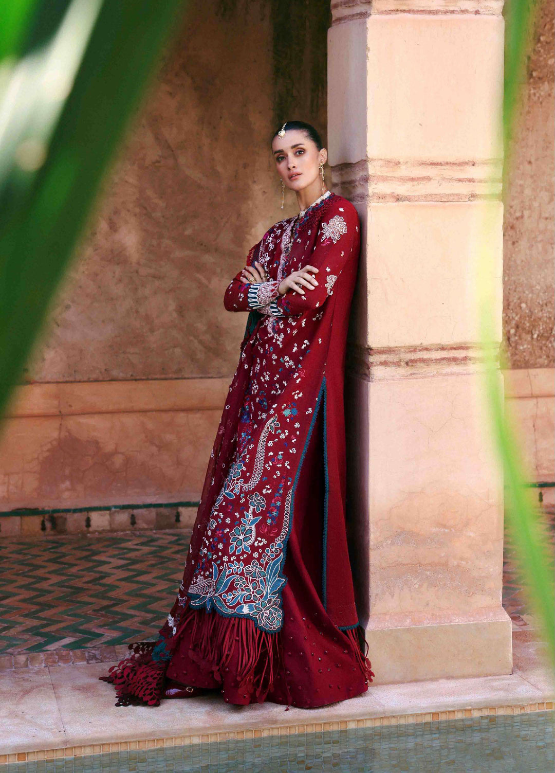 Reine by Republic Womenswear Unstitched Embroidered Luxury Lawn 3 Piece Suit RW26UTL D-07A - Eid Collection