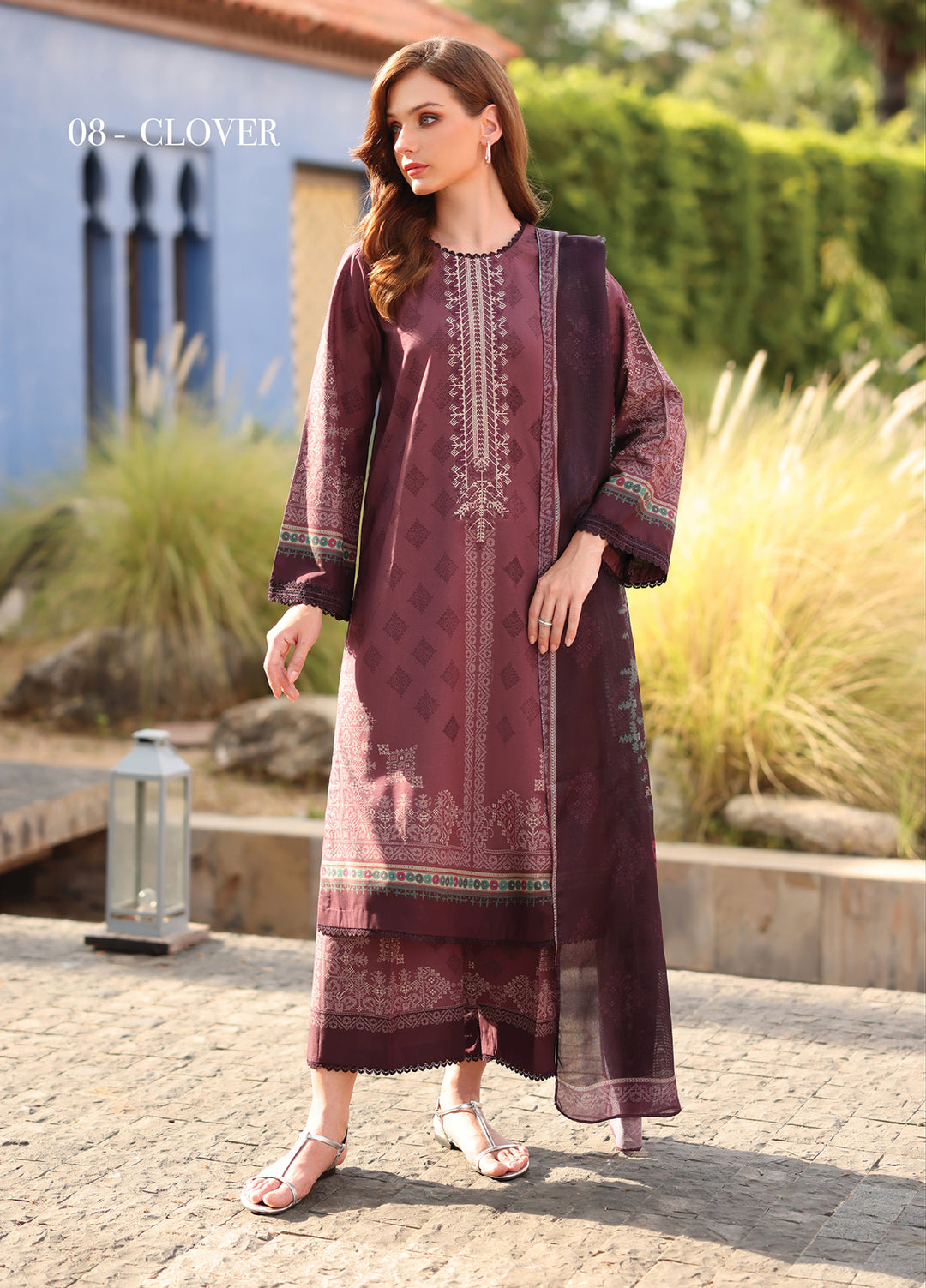 Xenia Formals RTW Embroidered Lawn 3 Piece XF26PL CLOVER - Summer Collection