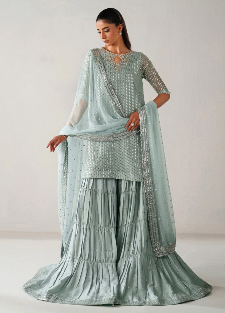 Chantelle by Baroque Unstitched Embroidered Chiffon 3 Piece Suit BQ26UCF UF-4389 - Festive Collection