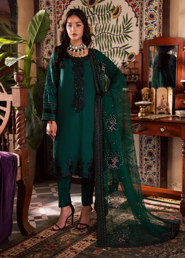 Nureh Nur Mahal The Silk Edit Unstitched Suits 3 Piece NU25NM NE-196 - Festive Collection