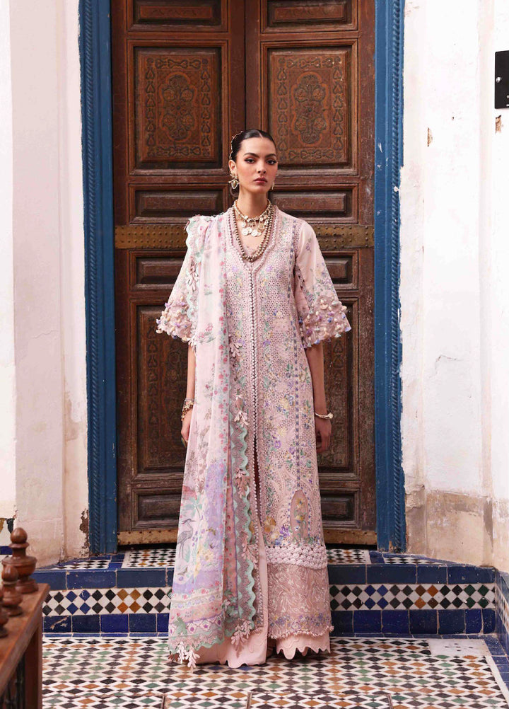 Reine by Republic Womenswear Unstitched Embroidered Luxury Lawn 3 Piece Suit RW26UTL D-01B - Eid Collection