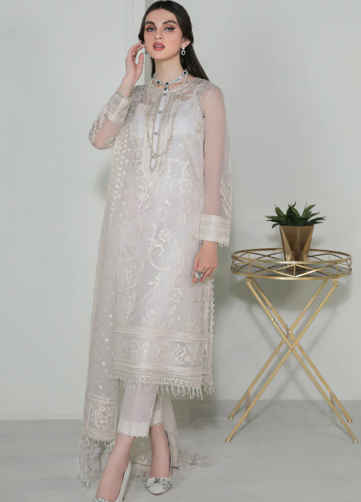 Chantelle by Baroque Unstitched Embroidered Chiffon 3 Piece Suit BQ26UFC BQU-UF-D-186 - Festive Collection