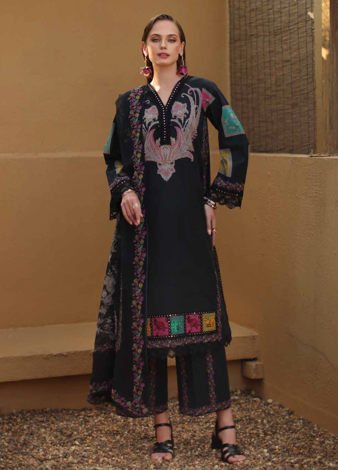 Aghaz e Nou by Charizma Unstitched Embroidered Lawn 3 Piece Suit CHR26UA AG6-10 - Summer Collection