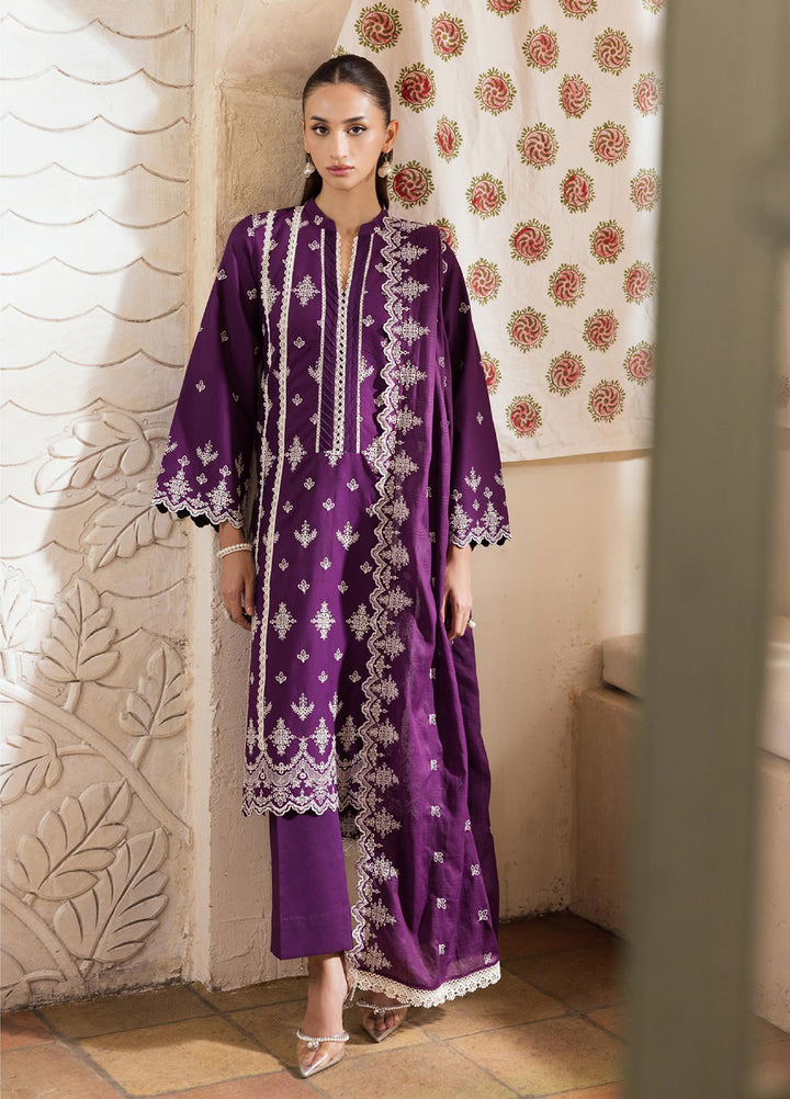 Nissa by Rajbari Unstitched Chikankari Embroidered Lawn 3 Piece Suit RB26UNCL D-4 - Summer Collection