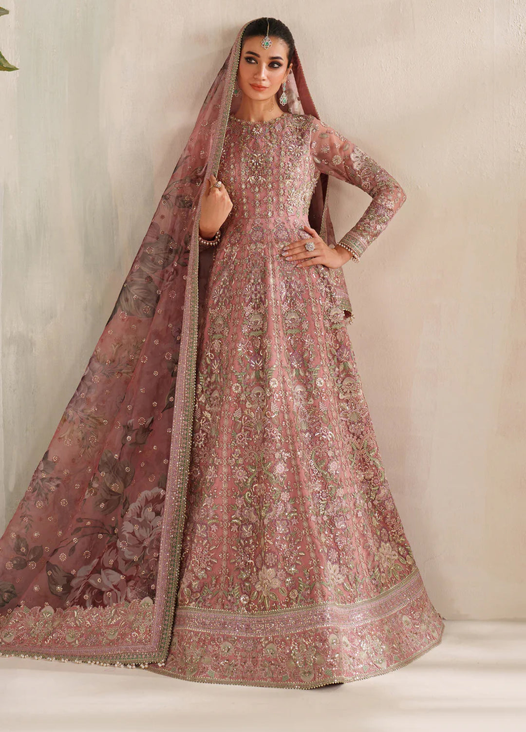 Chantelle by Baroque Unstitched Embroidered Net 3 Piece Suit BQ26UCF UF-4377 - Festive Collection