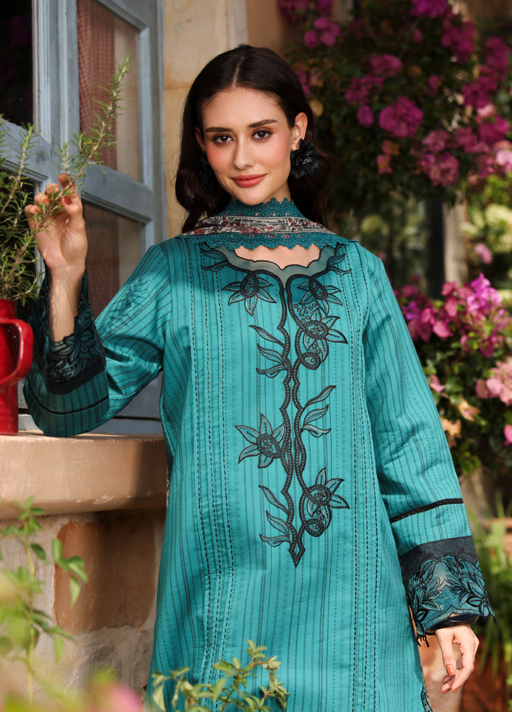 Rang Rasiya Lifestyle Lawn Unstitched Embroidered 3 Piece Suit RR25ULS ROSEMARY - Summer Collection