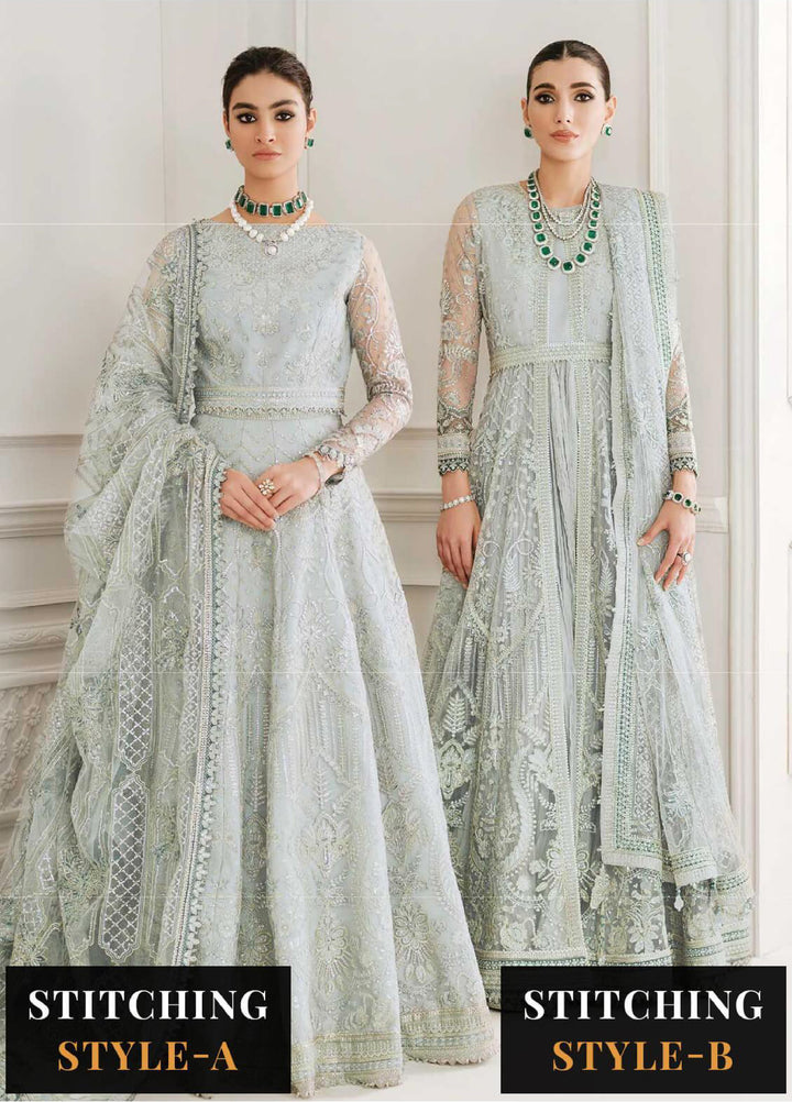 Chantelle by Baroque Unstitched Embroidered Net 3 Piece Suit BQ26UFC BQU-CH10-D05 - Festive Collection