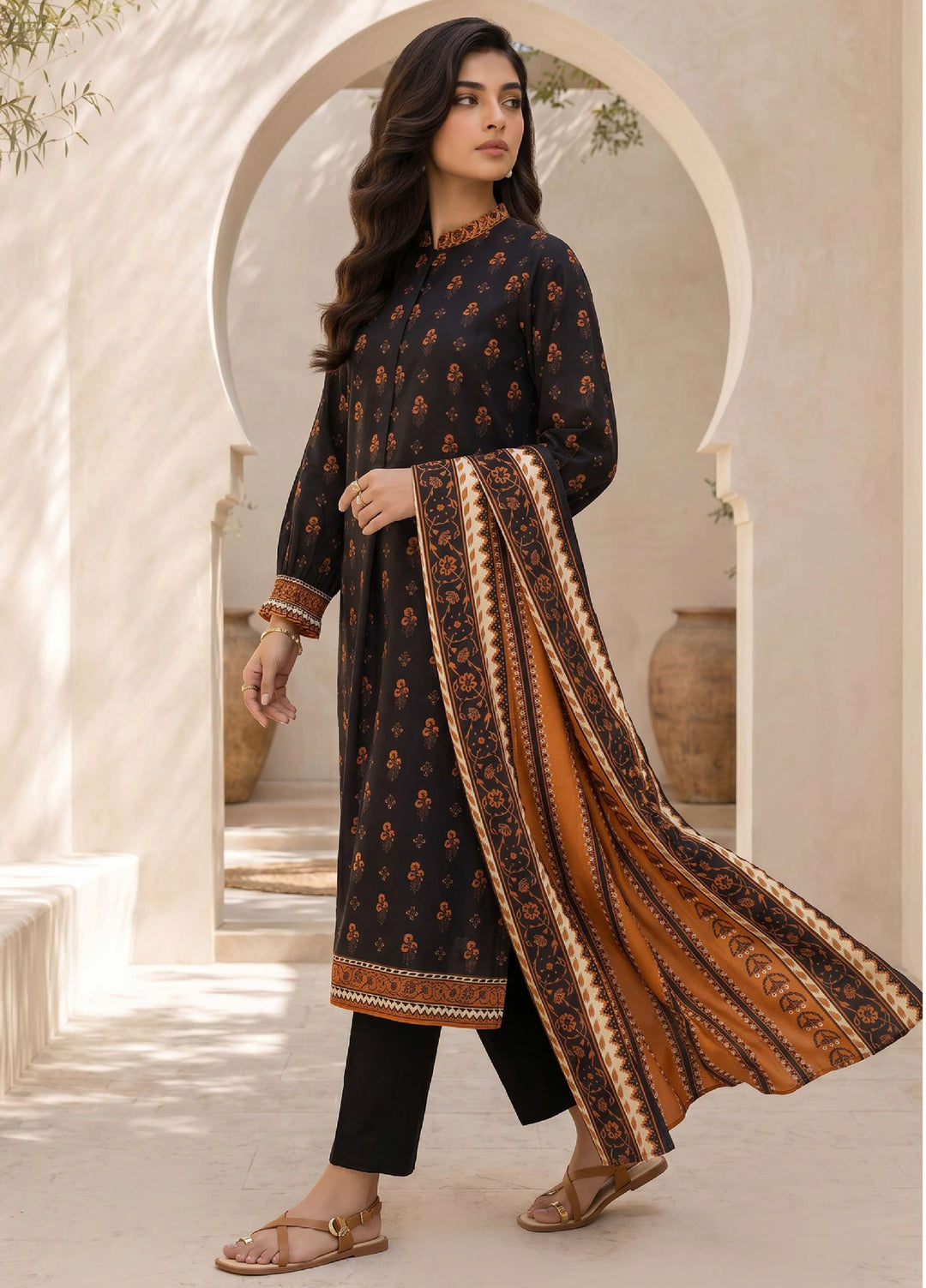 Zellbury Unstitched Printed Lawn 3 Piece Suit ZB26ULIV WUS26X38058 - Casual Collection