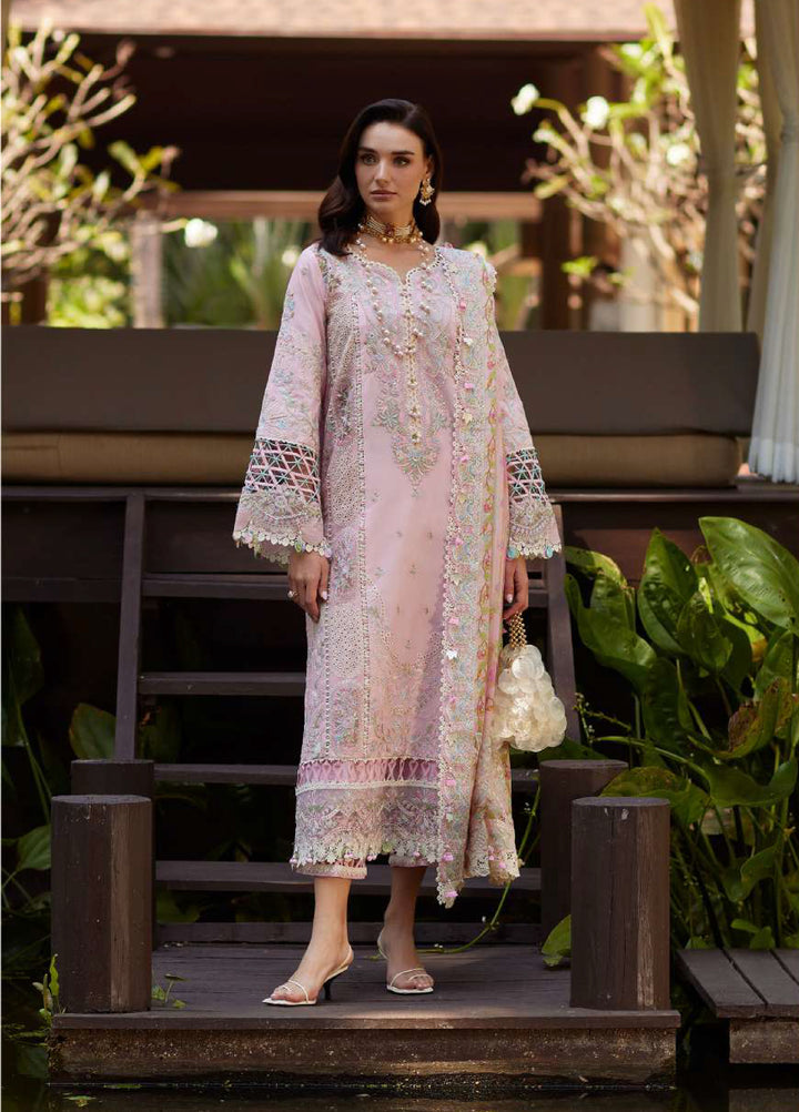 Ariya by Kanwal Malik Unstitched Embroidered Luxury Lawn 3 Piece Suit KM26UA D-2 VIVIAN - Summer Collection
