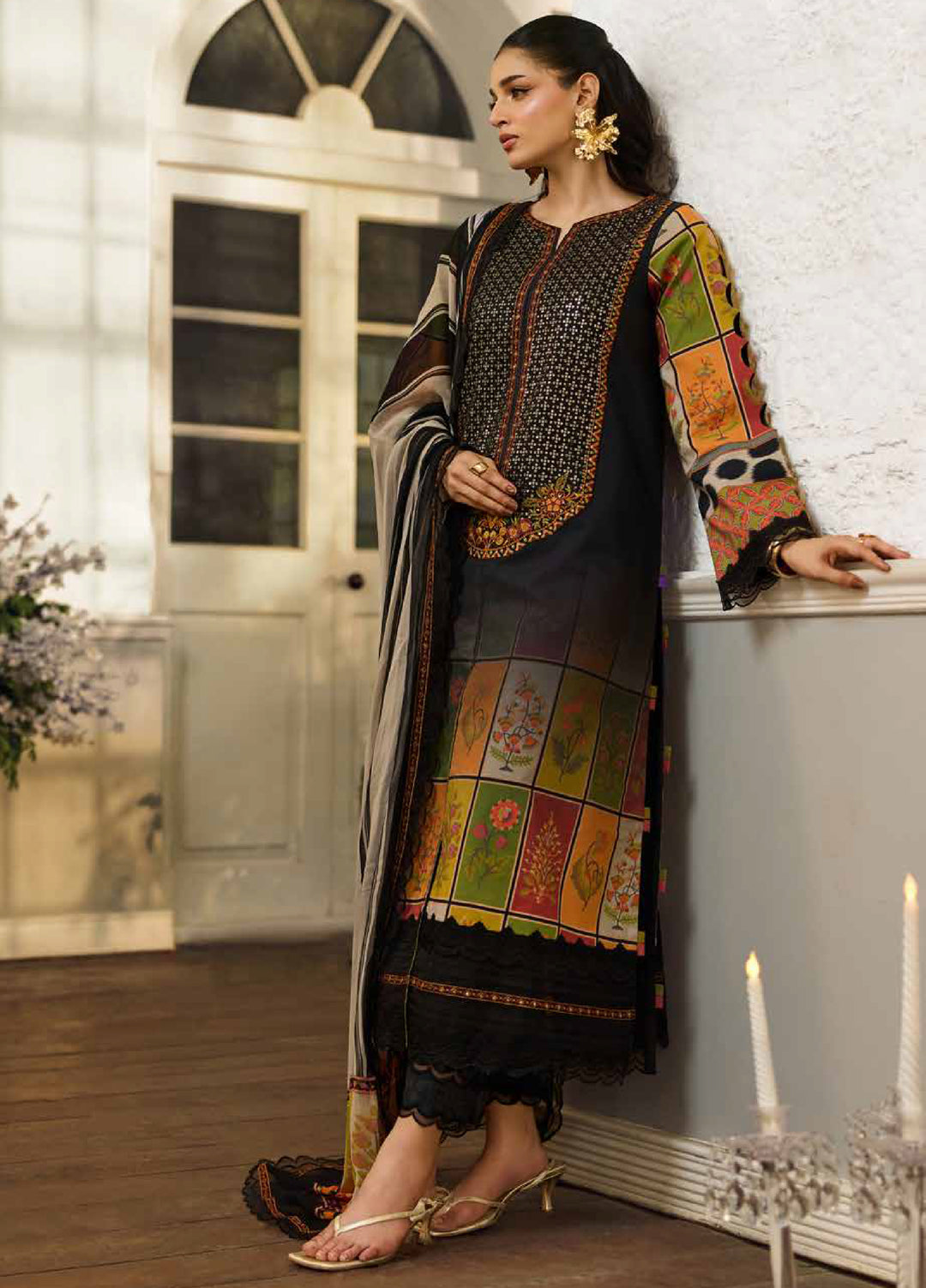 Sun Shine by Charizma Unstitched Embroidered Lawn 3 Piece Suit CHR26ULS CSN6-18 - Summer Collection